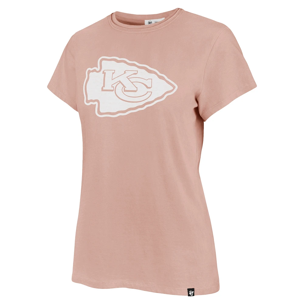 T-shirt rose clair Premier Frankie '47 pour femme des Kansas City Chiefs