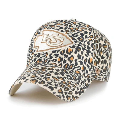 Women's '47 Natural Kansas City Chiefs Lisa Clean Up Adjustable Hat