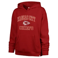 Women's '47  Red Kansas City Chiefs Clarity Naomi Pullover Hoodie