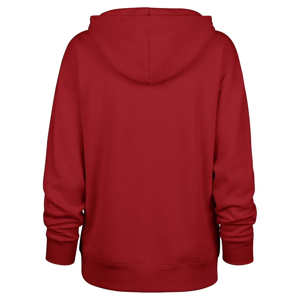 Women's '47  Red Kansas City Chiefs Clarity Naomi Pullover Hoodie