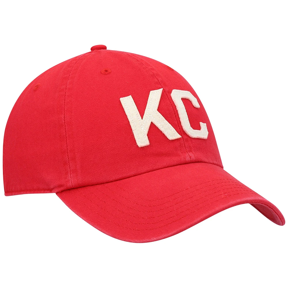 Casquette réglable '47 pour femme Kansas City Chiefs Finley Clean Up rouge