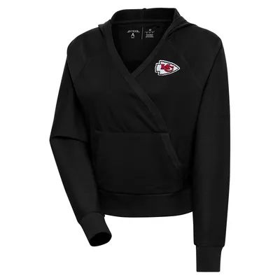 Lids Kansas City Chiefs Cuce Women's Crystal Logo Cropped Pullover