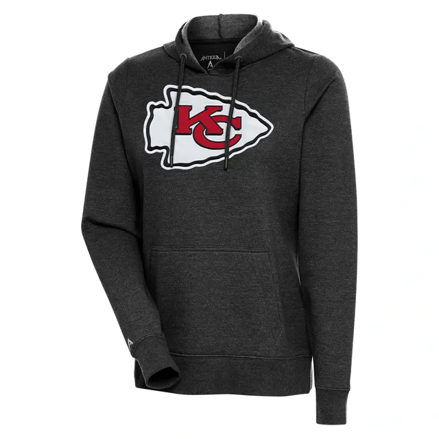 Women's Antigua Red Kansas City Chiefs Point Pullover Hoodie Size: Extra Small