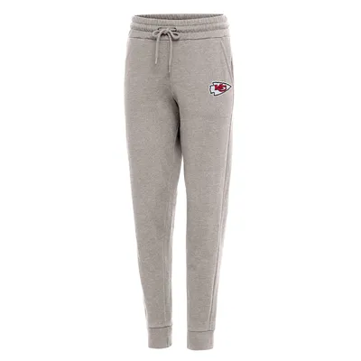 Lids Concepts Sport Chicago Bears Women's Pendant French Terry Jogger Pants  - Cream/Gray