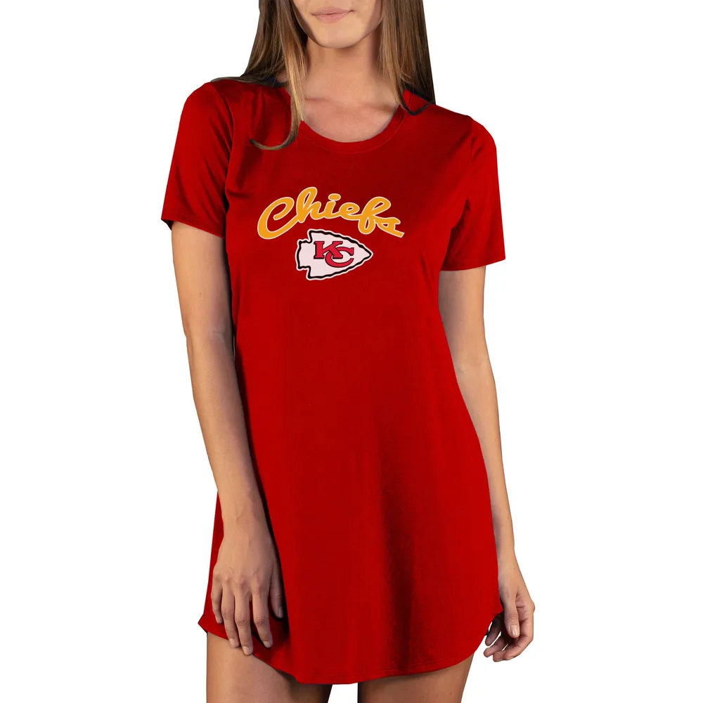 Lids Kansas City Chiefs Concepts Sport Women's Marathon Knit Nightshirt -  Red