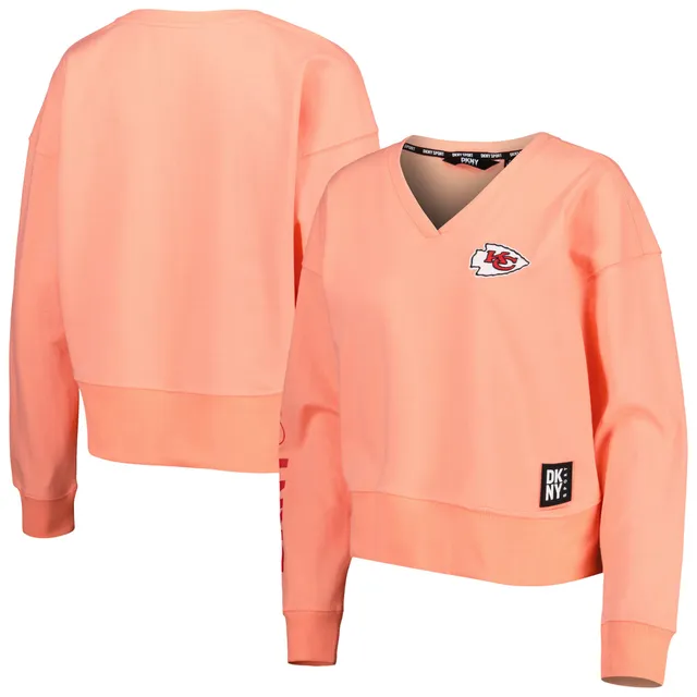 Women's Dkny Sport Black Baltimore Orioles Lily V-Neck Pullover Sweatshirt Size: Small