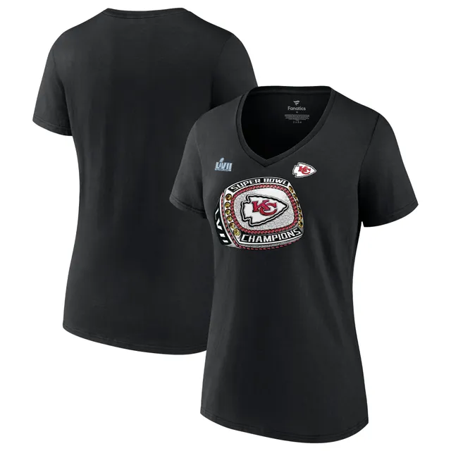 Lids Kansas City Chiefs Fanatics Branded Women's Super Bowl LVII Champions  Plus Win Repeat V-Neck T-Shirt - Heather Gray