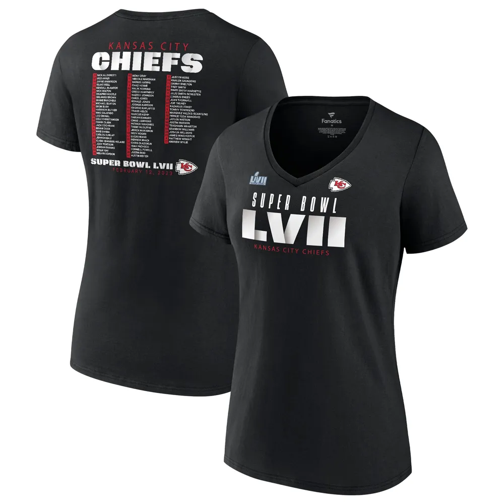 Female Kansas City Chiefs T-Shirts in Kansas City Chiefs Team Shop 