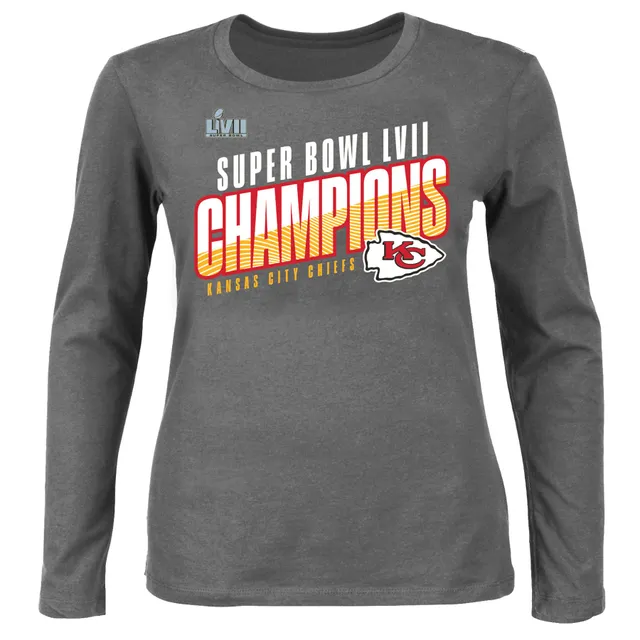 Fanatics Branded Red Kansas City Chiefs Super Bowl LVII Champions Foam Finger T-Shirt