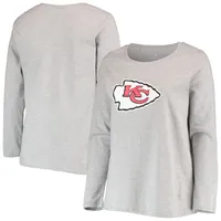 Lids Kansas City Chiefs Fanatics Branded Women's Super Bowl LVII Champions  Plus Win Repeat V-Neck T-Shirt - Heather Gray