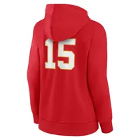 Hoodie Kansas City Chiefs Patrick Mahomes Red Super Bowl LVII Name And  Number - Hoodie