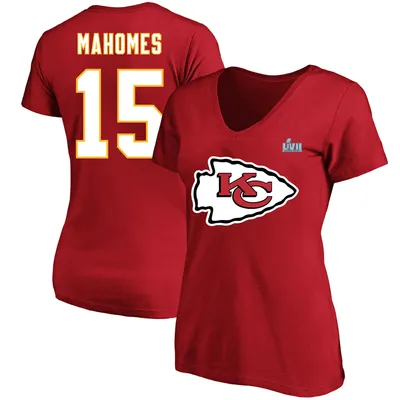Youth Nike Patrick Mahomes Red Kansas City Chiefs Super Bowl LVII Name &  Number T-Shirt