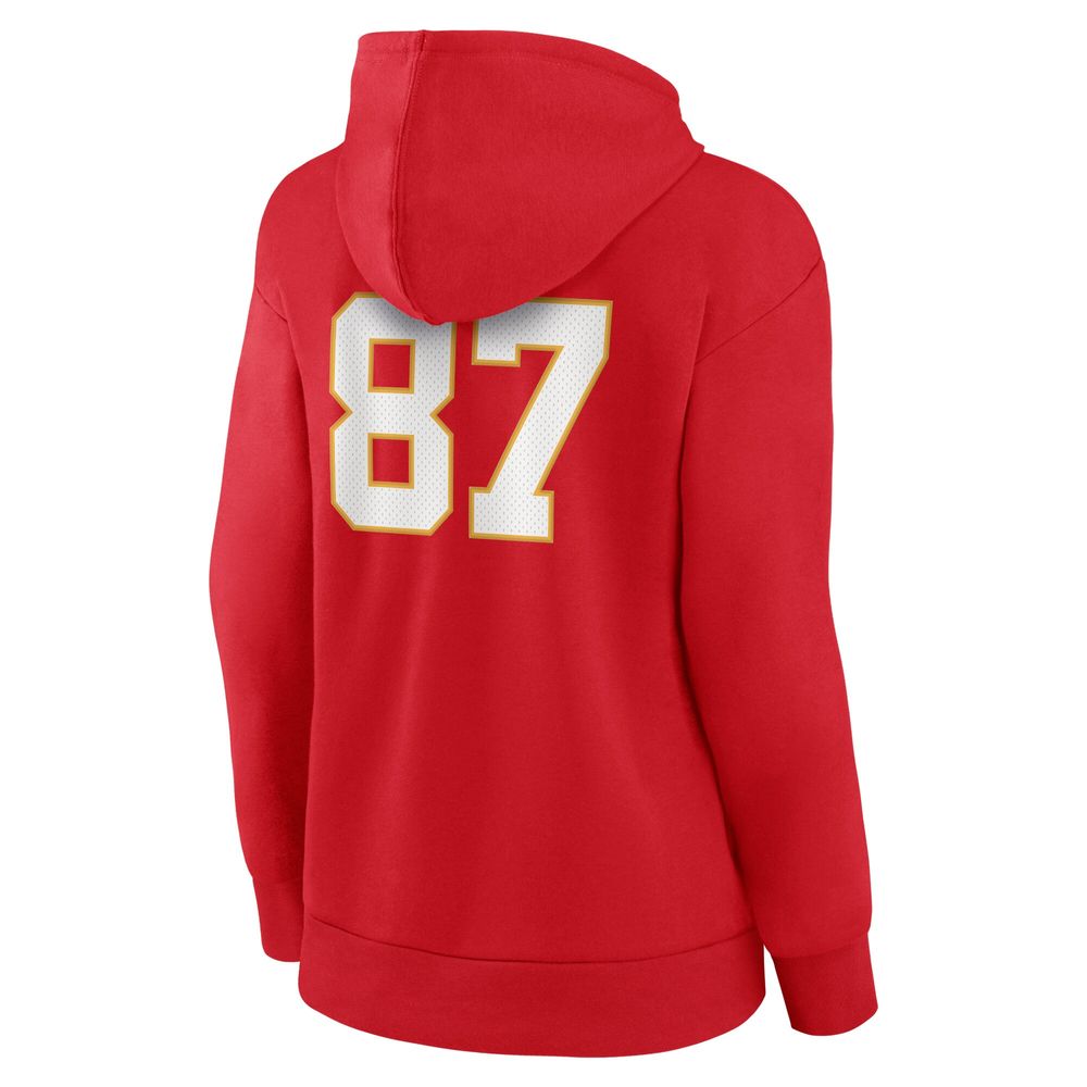 Women's Fanatics Branded Travis Kelce Red Kansas City Chiefs