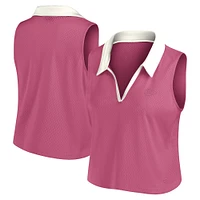 Débardeur rose à col en V Studio Wellness pour femme, Fanatics, Kansas City Chiefs