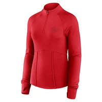 Women's Fanatics  Red Kansas City Chiefs Elements Quarter-Zip Jacket