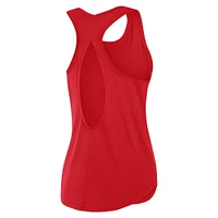 Débardeur rouge Fanatics pour femmes Kansas City Chiefs Iron Fan
