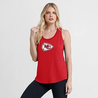 Débardeur rouge Fanatics pour femmes Kansas City Chiefs Iron Fan
