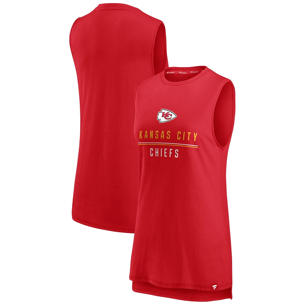 Fanatics pour femmes, rouge, Kansas City Chiefs True Contender - Débardeur