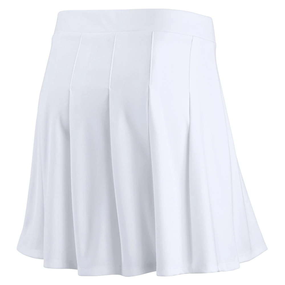 Jupe-short de tennis blanche avec logo principal des Chiefs Kansas City Fanatics pour femmes