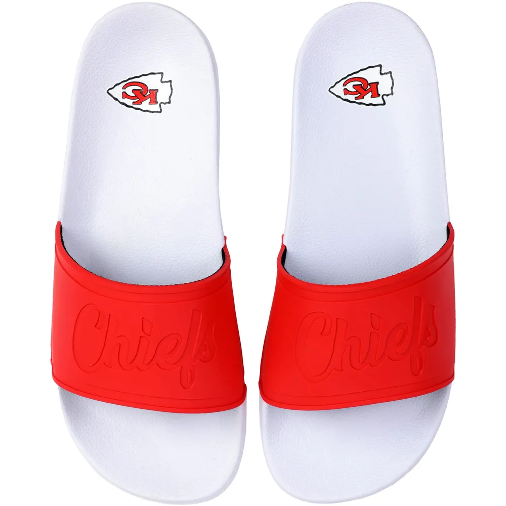 Men's FOCO Kansas City Chiefs Logo Slide Sandals