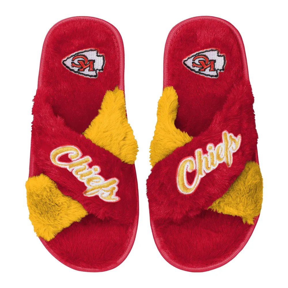 Men's FOCO Kansas City Chiefs Logo Slide Sandals