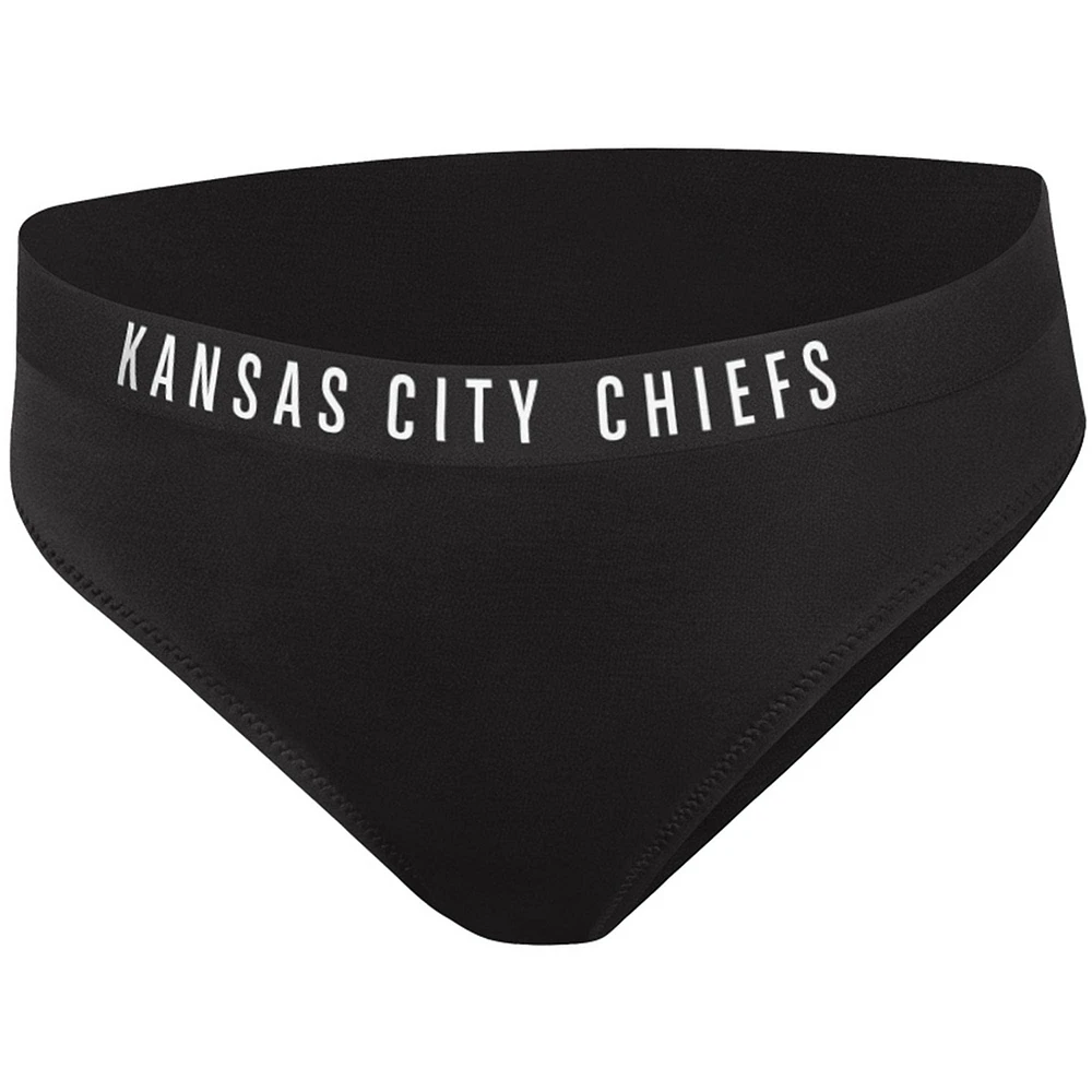 Bas de bikini pour femme G-III 4Her by Carl Banks noir Kansas City Chiefs All-Star