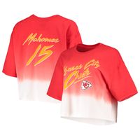 Patrick Mahomes Kansas City Chiefs Majestic Threads Women's Name & Number  T-Shirt - Pink