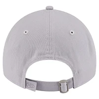 Women's New Era Gray Kansas City Chiefs Color Pack 9TWENTY Adjustable Hat