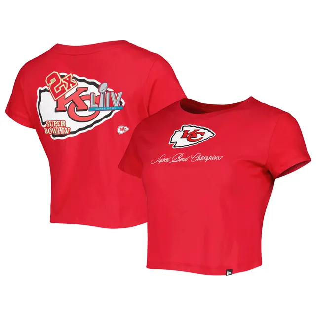 Lids Kansas City Chiefs Antigua Women's Flip T-Shirt - White/Red