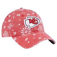Women's New Era Red Kansas City Chiefs Paisley 9TWENTY Adjustable Hat