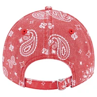 Women's New Era Red Kansas City Chiefs Paisley 9TWENTY Adjustable Hat