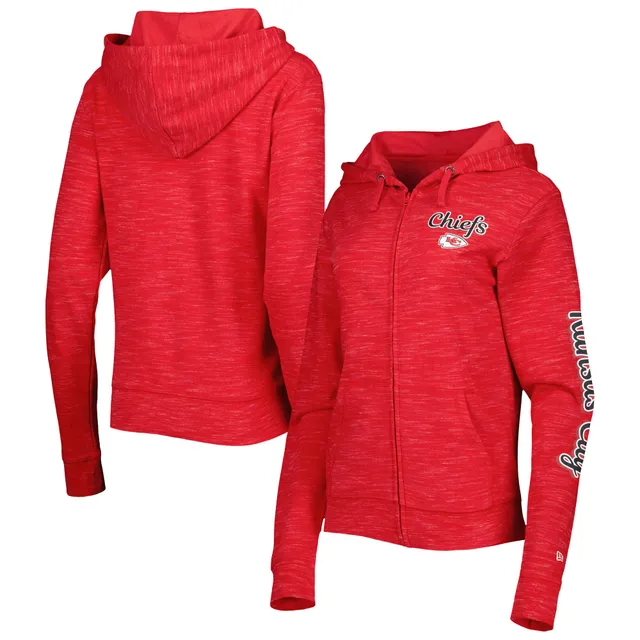 Women's New Era Camo Kansas City Chiefs Raglan Full-Zip Hoodie