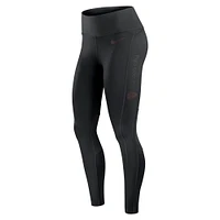 Women's Nike Black Kansas City Chiefs Edge Wordmark Performance Leggings