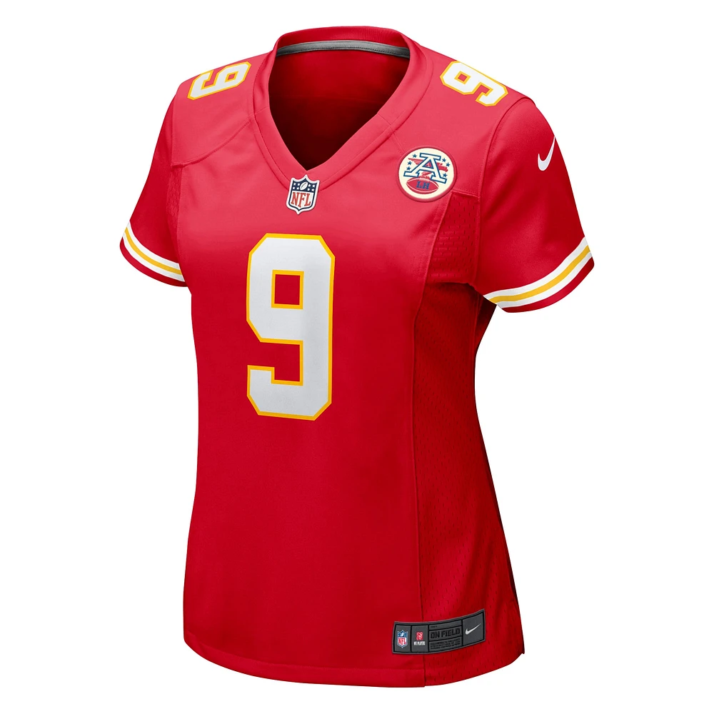 Maillot de match Nike Blaine Gabbert pour femme, rouge, des Chiefs Kansas City