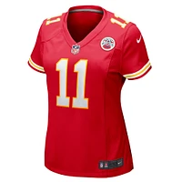 Maillot de match Nike Carson Wentz rouge Kansas City Chiefs pour femme