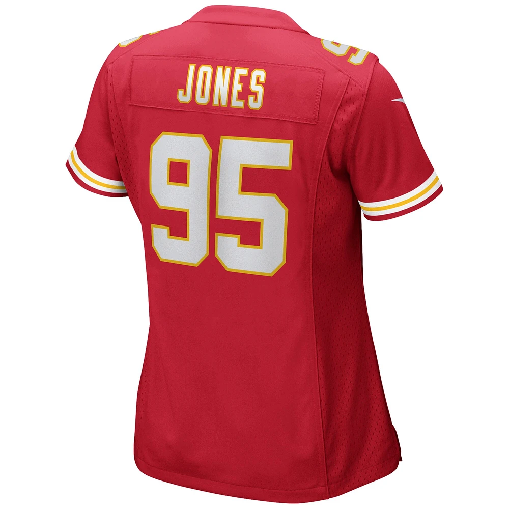 Maillot de match Nike Chris Jones des Chiefs Kansas City pour femme, rouge