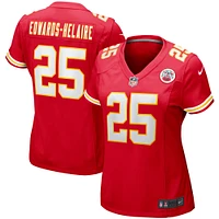 Maillot de joueur Nike Clyde Edwards-Helaire rouge des Chiefs Kansas City pour femme