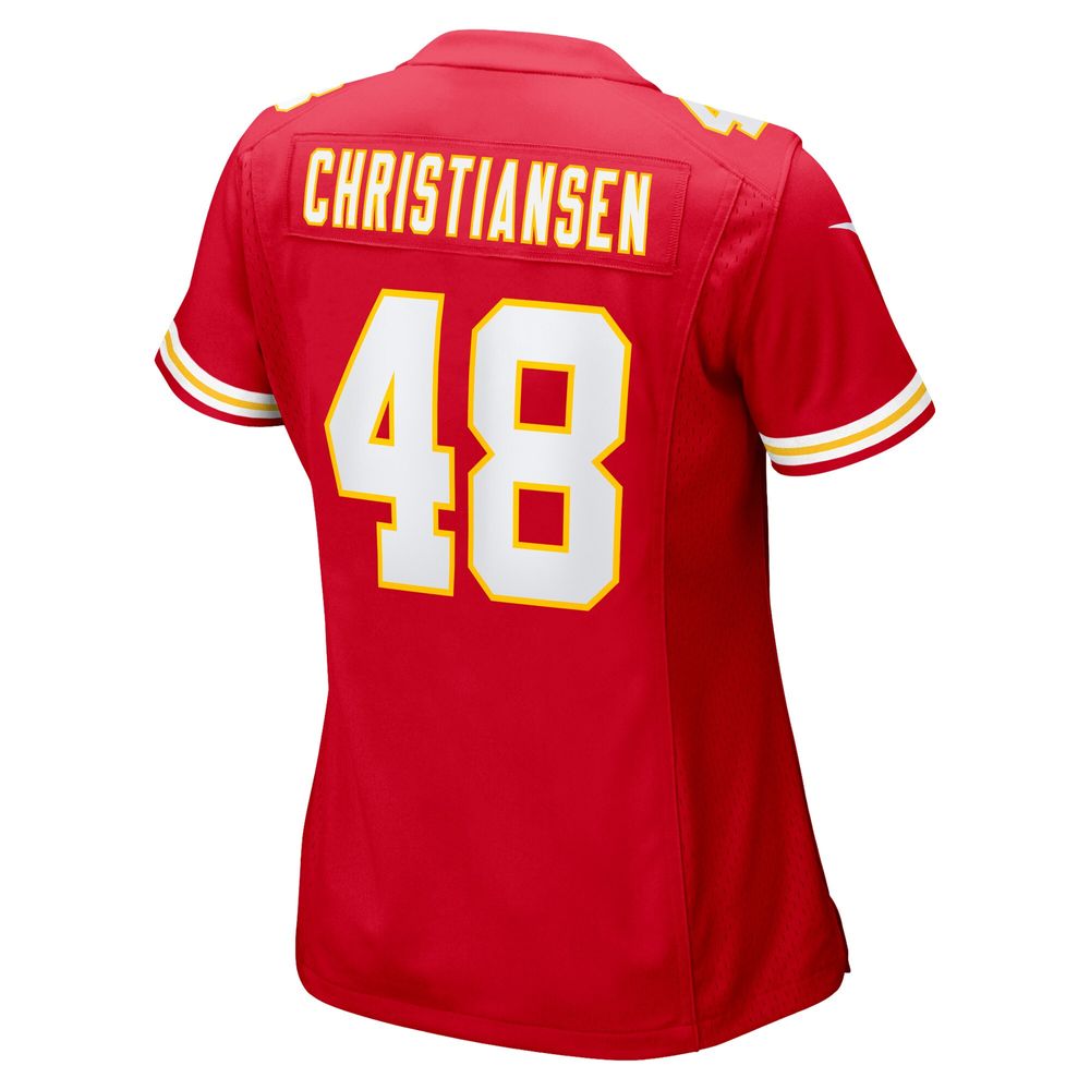 Women's Nike Cole Christiansen Red Kansas City Chiefs Game Player Jersey