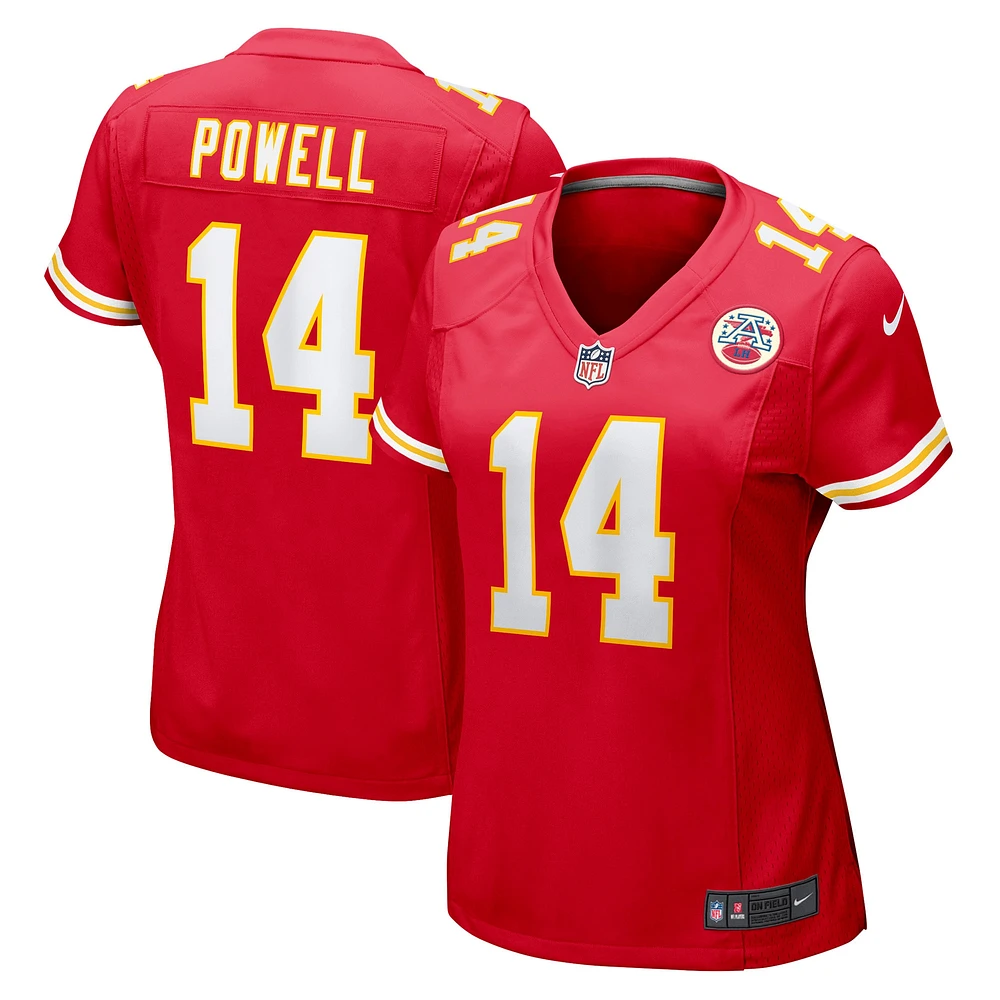 Maillot de joueur match Nike Cornell Powell des Chiefs Kansas City pour femme, rouge