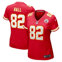 Maillot de match joueur retraité Nike Dante Hall pour femme, rouge des Kansas City Chiefs