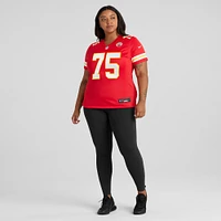 Maillot de joueur match Nike Darian Kinnard des Chiefs Kansas City pour femme, rouge