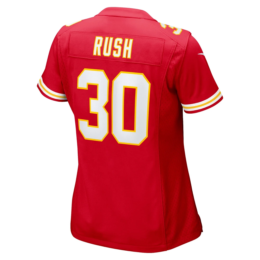 Women's Nike Darius Rush  Red Kansas City Chiefs Team Game Jersey