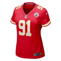 Women's Nike Derrick Nnadi Red Kansas City Chiefs Game Jersey