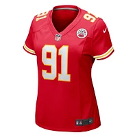 Maillot de match Nike Derrick Nnadi des Chiefs Kansas City pour femme, rouge