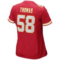 Women's Nike Derrick Thomas Red Kansas City Chiefs Game Retired Player Jersey