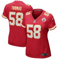 Women's Nike Derrick Thomas Red Kansas City Chiefs Game Retired Player Jersey