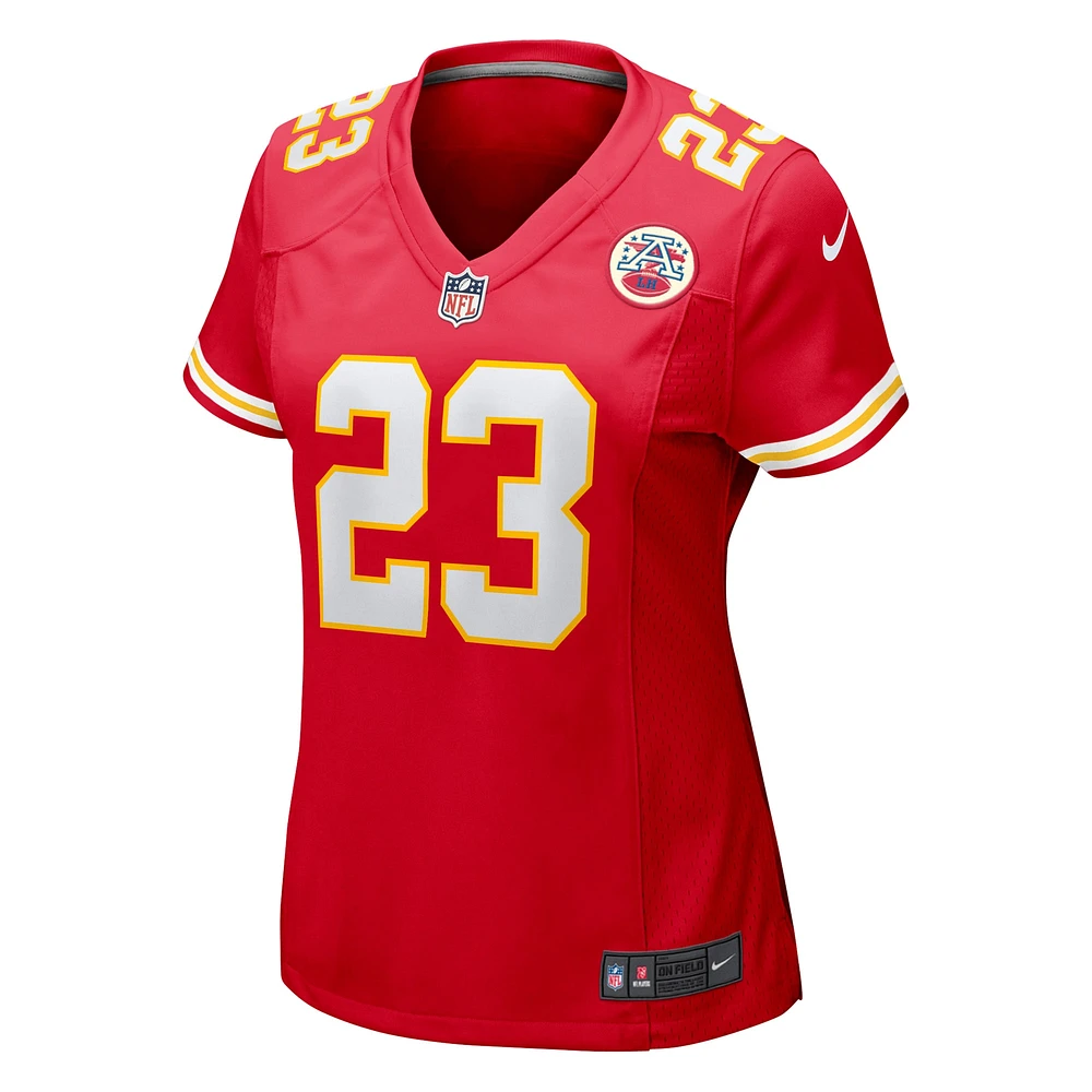 Women's Nike Drue Tranquill Red Kansas City Chiefs Game Player Jersey