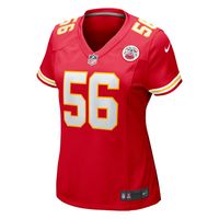 Women's Nike George Karlaftis Red Kansas City Chiefs Game Player Jersey