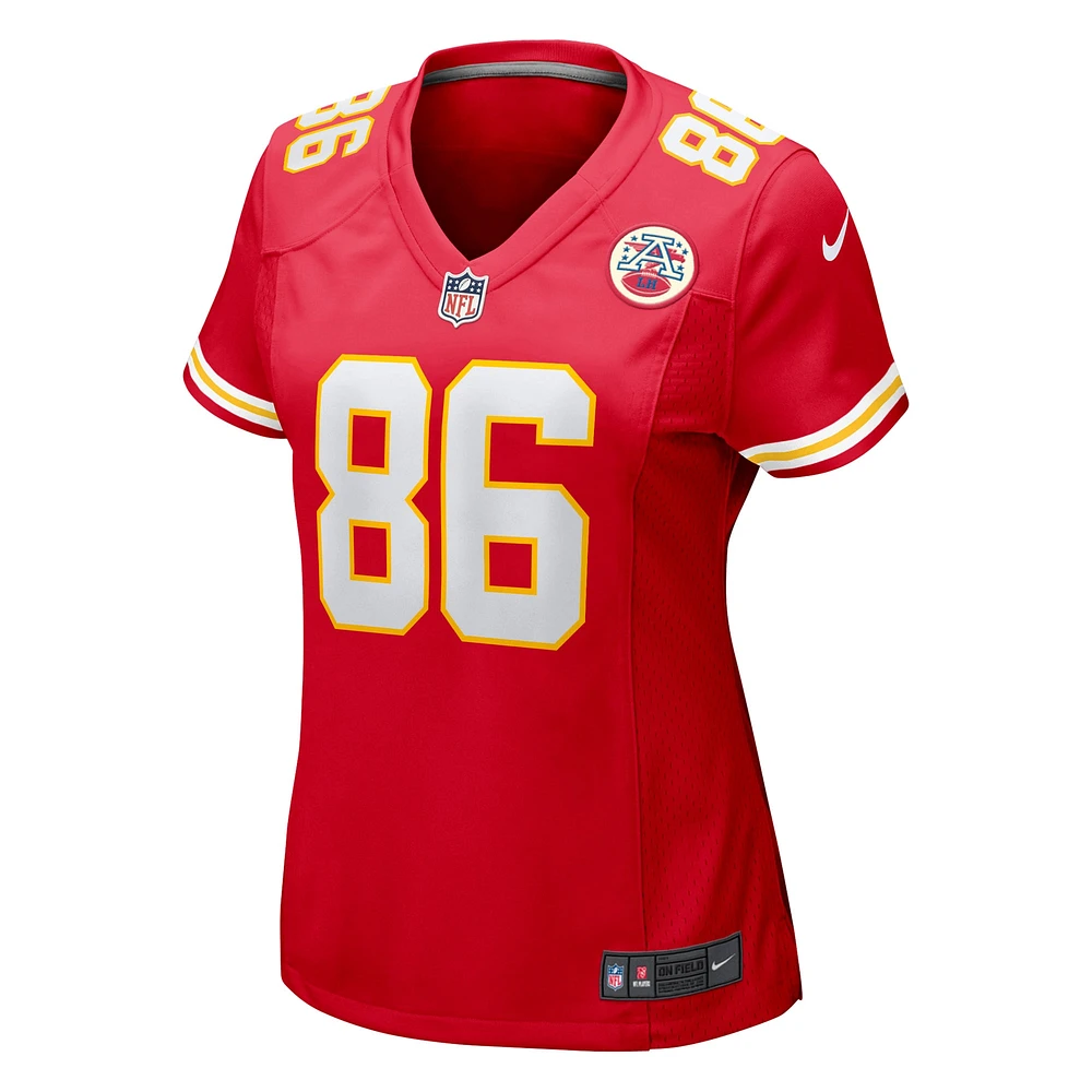 Women's Nike Gerrit Prince  Red Kansas City Chiefs Team Game Jersey