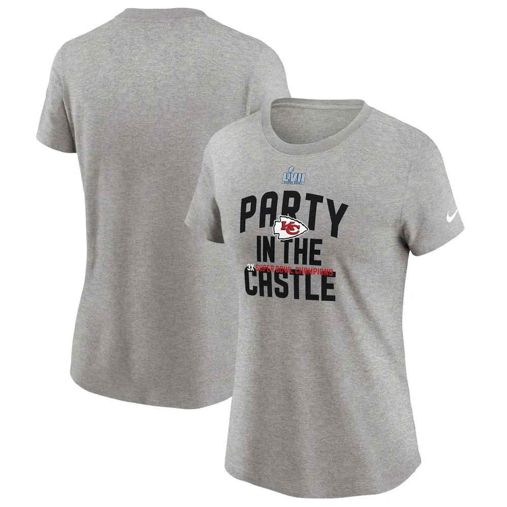 Lids Kansas City Chiefs Nike Women's Super Bowl LVII Champions Parade T- Shirt - Gray